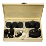  60 PIECE KIT BASALT LAVA HOT STONE MASSAGE