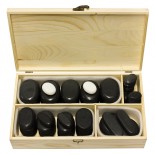 45 PIECE HOT STONE MASSAGE KIT WITH BOX