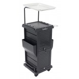 Lockable Trolley with extra aluminum top tray